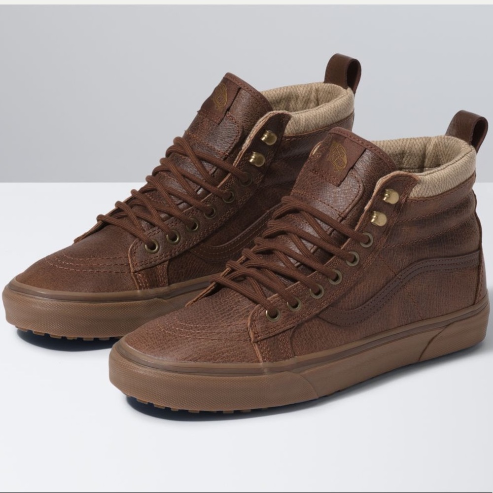 Vans sk8 hi mte herringbone all-weather size8.5